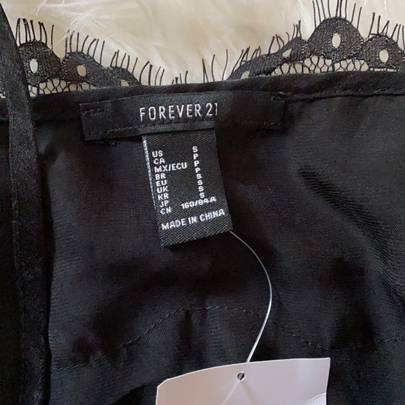 NWT forever 21 satin lace trimmed camisole - Picture 5 of 5